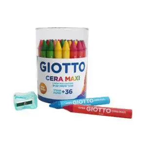 36 צבעי שעווה-בכוס