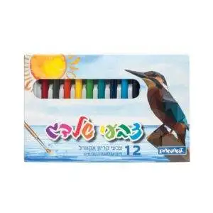 12 צבעי קריון אקוורל