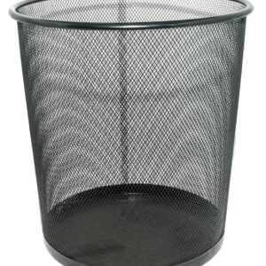 כוס לעטים ועפרונות מדיום מתכת שחור