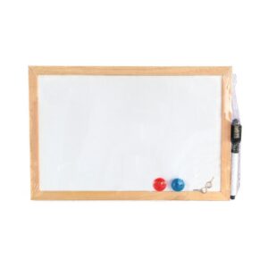 לוח מחיק מסגרת עץ  עם טוש ומגנטים