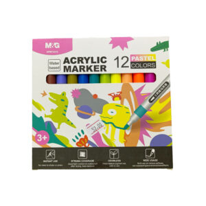 מארז-12-טושים-אקריליים-זוהרים