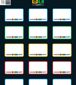 מדבקות שם ומקצוע דגם TOBE