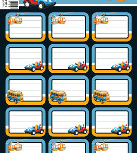 מדבקות שם ומקצוע דגם כלי תחבורה