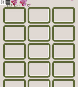 מדבקות שם ומקצוע דגם סחלבים