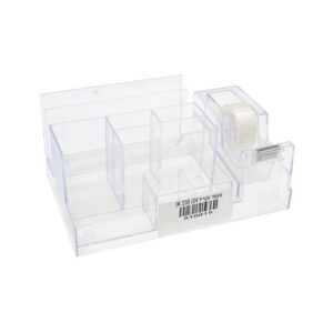 מעמד אקריל משרדי עם מתקן סלוטייפ