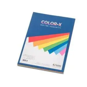 נייר צבעוניCOLOR-X A4 100