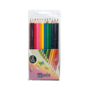 עפרונות צבעוניים 12 גוונים