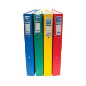 קלסר טבעות A4 פלסטיק צבעוני