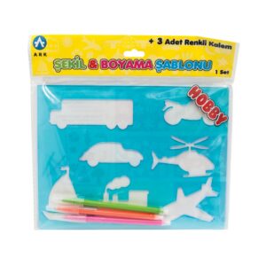 שבלונה+ עטים תחבורה