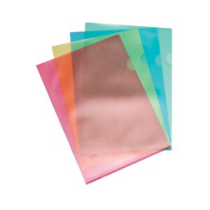 תיקיית פלסטיק שקוף אצבע A4